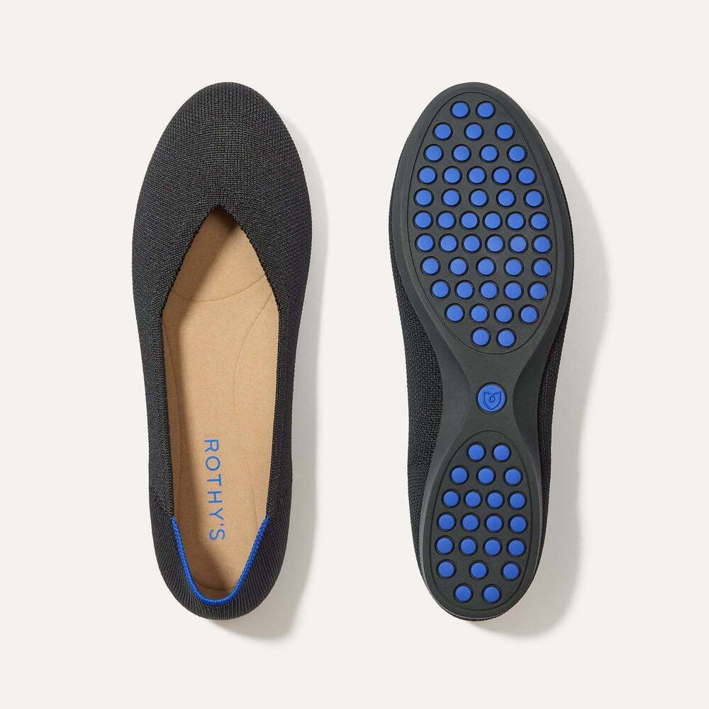 Rothy's The Daily Flat - Black Size 9